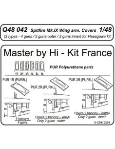 Spitfire Mk. IX Wing armament covers für Hasegawa Bausatz, 1/48 - C...