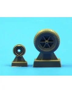 Bf 109E wheels, 1/48 - CMK 129-Q48070