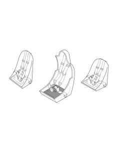 Junkers Ju 88A/C/G Seats (Dra) Ger WWII, 1/48 - CMK 129-Q48137