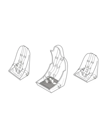 Junkers Ju 88A/C/G Seats (Dra) Ger WWII, 1/48 - CMK 129-Q48137