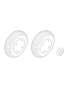 Boomerang/ Wirraway wheels, 1/72 - CMK 129-Q72146