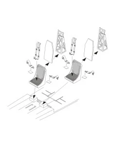 [NO_DESC] B-17 Flying Fortress Seats, 1/72 - CMK 129-Q72175