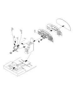 [NO_DESC] B-17 Flying Fortress - Instrument panel, 1/72 - CMK 129-Q...