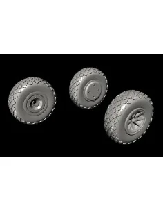 P-40 Wheels-Cross Tread f.Special Hobby, 1/72 - CMK 129-Q72297