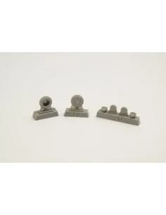 P-40 Wheels-Diamond and Hole Tread f.SH, 1/72 - CMK 129-Q72298