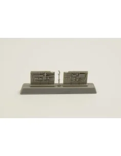 P-40 Cockpit Sidewalls and ControlColumn, 1/72 - CMK 129-Q72301