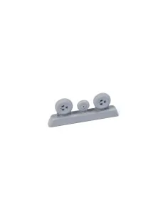 Vampire Mainwheels and Nosewheel, 1/72 - CMK 129-Q72313