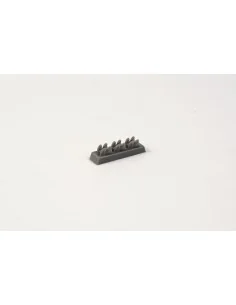 P-40E Exhausts for Special Hobby kit, 1/72 - CMK 129-Q72335