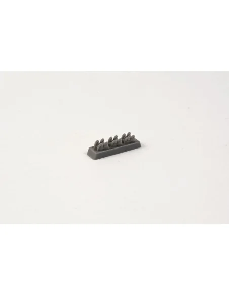 P-40E Exhausts for Special Hobby kit, 1/72 - CMK 129-Q72335