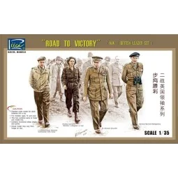WWII Britis Leader set(ROAD TO VICTORY) - Riich Models RV35023