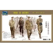 WWII Britis Leader set(ROAD TO VICTORY) - Riich Models RV35023