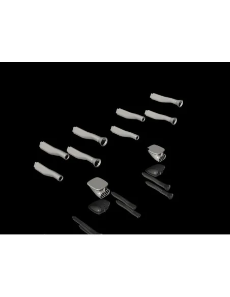 Blenheim Mk.I Engine Intakes, 1/48 - CMK 129-Q48341