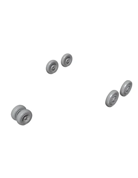 [NO_DESC] SAAB Viggen Wheels, 1/72 - CMK 129-Q72345