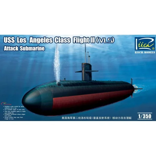 USS Los Angeles Class Flight II(VLS) Att Attack Submarine, 1/350 - ... USS Los Angeles Class Flight II(VLS) Att Attack Submarine, 1/350 - ...