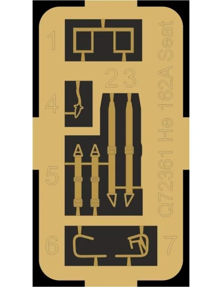 Heinkel He 162A Ejection Seat, 1/72 - CMK 129-Q72361