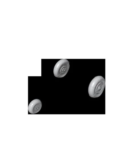 Heinkel He 162A Wheels, 1/72 - CMK 129-Q72362