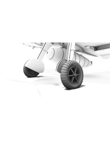 [NO_DESC] Messerschmitt Bf 109E Wheels, 1/72 - CMK 129-Q72384