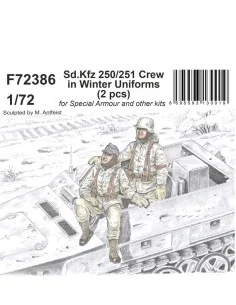 [NO_DESC] Sd.Kfz 250/251 Crew in Winter Uniforms, 1/72 - CMK 129-F7...