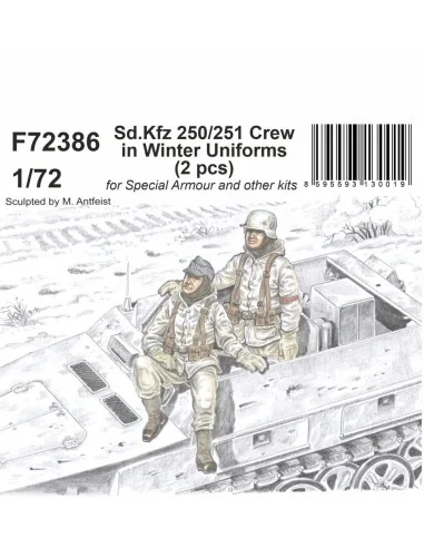 [NO_DESC] Sd.Kfz 250/251 Crew in Winter Uniforms, 1/72 - CMK 129-F7...