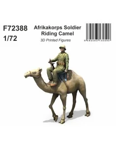 Afrikakorps Soldier Riding Camel 1/72 / 3D Printed, 1/72 - CMK 129-...
