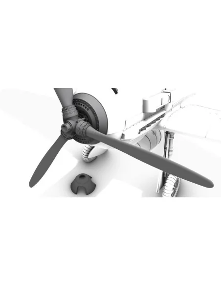 Messerschmitt Bf 109E Detailed Propeller Spinner, 1/72 - CMK 129-Q7...