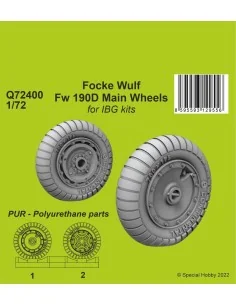 Focke Wulf Fw 190D-9 Main Wheels / for1/72 IBG kits, 1/72 - CMK 129...