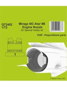 Mirage IIIC Atar 9B Engine Nozzle for Special Hobby kit, 1/72 - CMK...