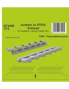 Junkers Ju 87D/G Exhaust 1/72 / for Academy and Special Hobby Kits,...