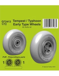 Tempest/Typhoon Early type Wheels, 1/72 - CMK 129-Q72413