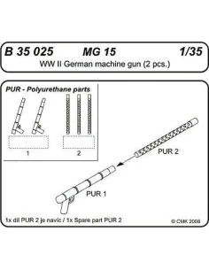 MG 15 German Machine Gun, 1/35 - CMK 129-B35025