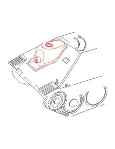 Jagdpanzer 38 Hetzer Gun Mantlet Lighten, 1/48 - CMK 129-B48053