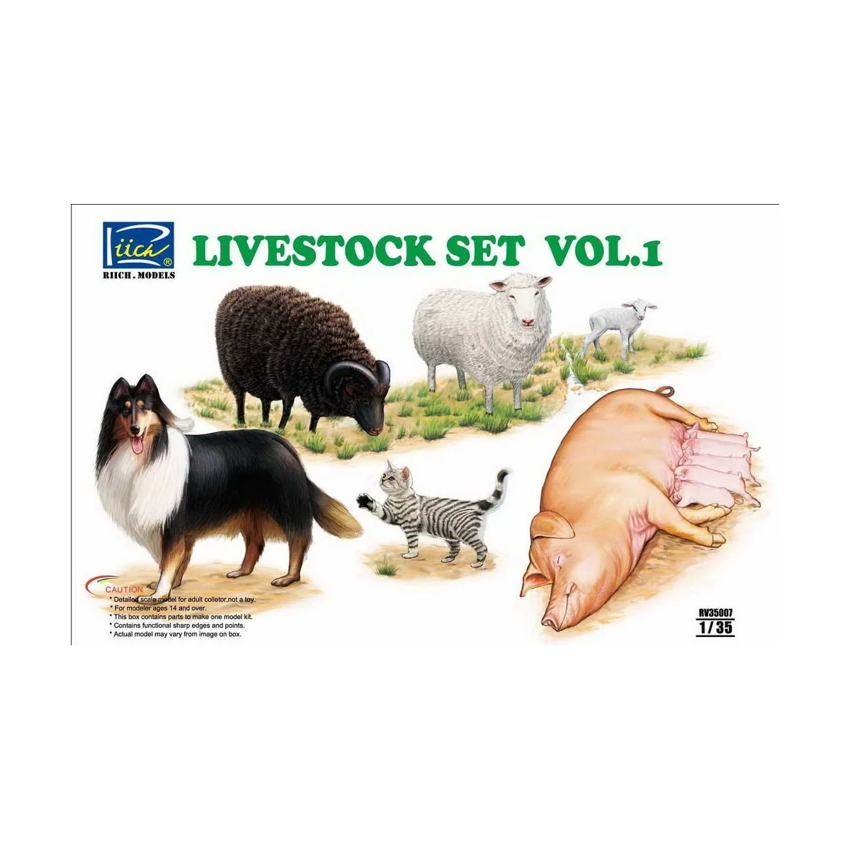 Livestock Set Vol.1 - Riich Models RV35007