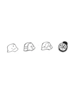 German WWII Helmets (6pcs), 1/35 - CMK 129-B35085