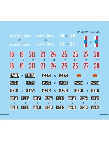 [NO_DESC] Skoda PA-II Turtle-Decal sheet, 1/35 - CMK 129-B35097