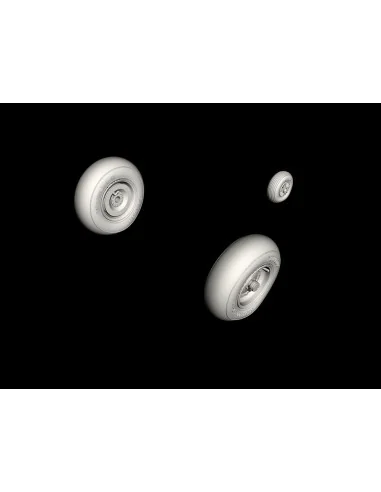 Siebel Si 204/Aero C-3 Wheels, 1/48 - CMK 129-Q48352