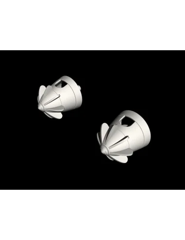 Siebel Si 204/Aero C-3 Prop Spinners, 1/48 - CMK 129-Q48354