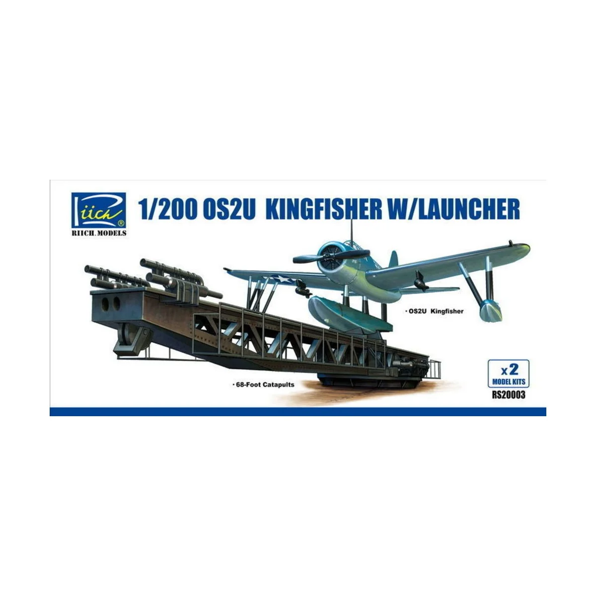 OS2U-3 Kingfisher w/Launcher(ModelKitsX2 - Riich Models RS20003