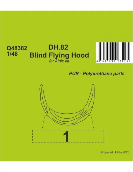 DH.82 Blind Flying Hood, 1/48 - CMK 129-Q48382