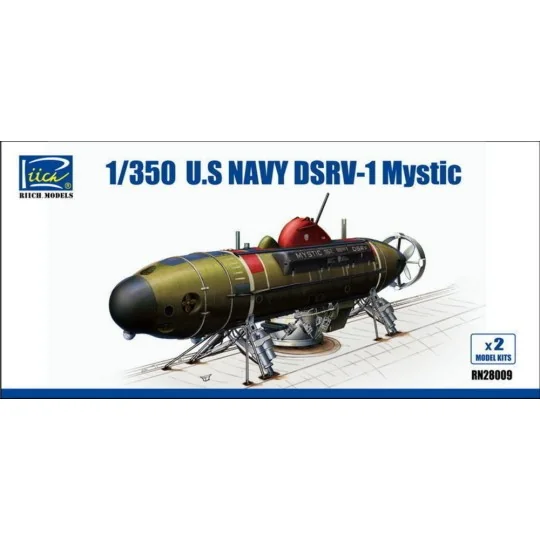 U.S.NAvy DSRV-1 Mystic(Model Kits X2), 1/350 - Riich Models RN28009