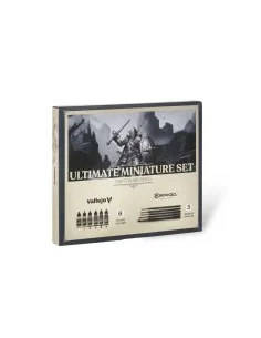 Game Color: Ultimate miniature set Paint & Brushes (5) 18 ml - Vall...