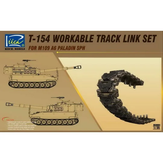 T-154 Workable Track set for M109A6 SPH - Riich Models RE30001