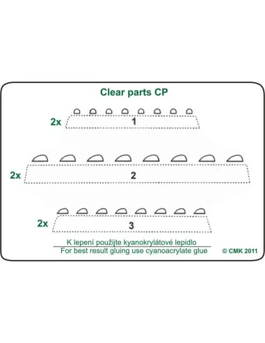 Navigation Lichter grün - CMK 129-012