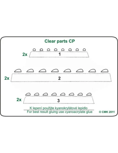 Navigation Lichter grün - CMK 129-012