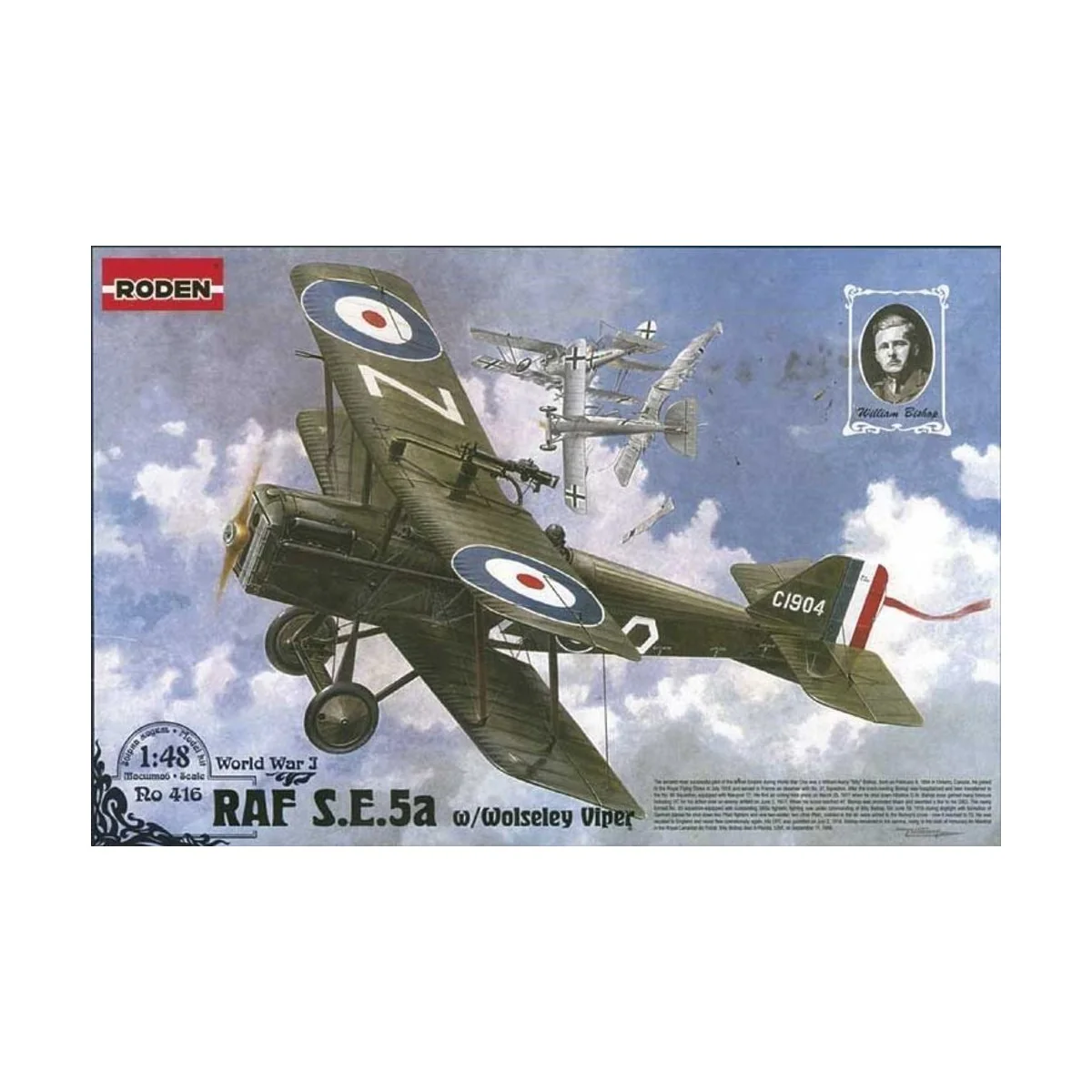 RAF SE5a w/Wolseley Viper, 1/48 - Roden 416