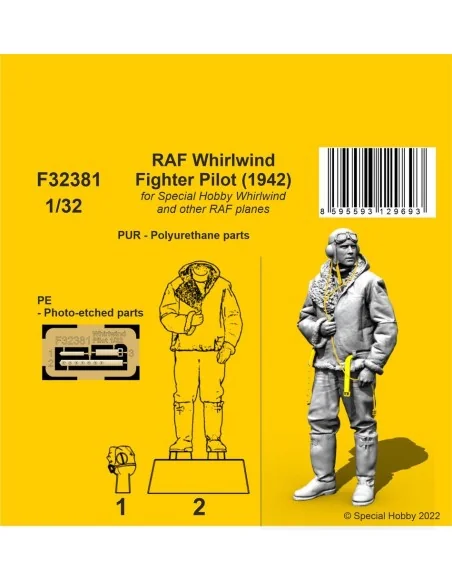 RAF Whirlwind Fighter Pilot (1942), 1/32 - CMK 129-F32381
