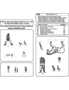Mounted Afghan Warrior + US Special Warrior, 1/35 - CMK 129-F35192