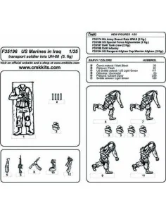 US Marines in Iraq transports Soldier (5 Fig.), 1/35 - CMK 129-F35196