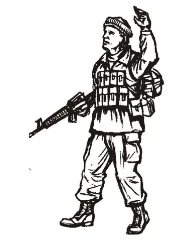 US special Forces soldier with gun (1fig, 1/35 - CMK 129-F35210