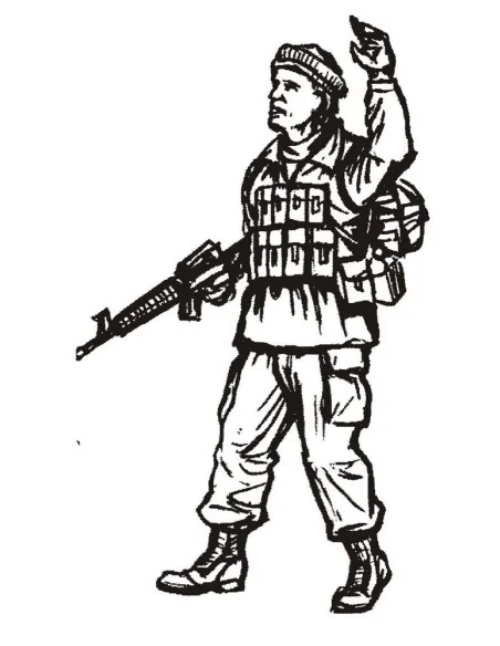 US special Forces soldier with gun (1fig, 1/35 - CMK 129-F35210