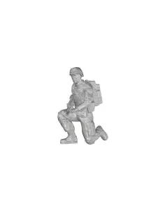Kneeling Soldier(on left knee) US Army Infantry Squad 2nd Division ...